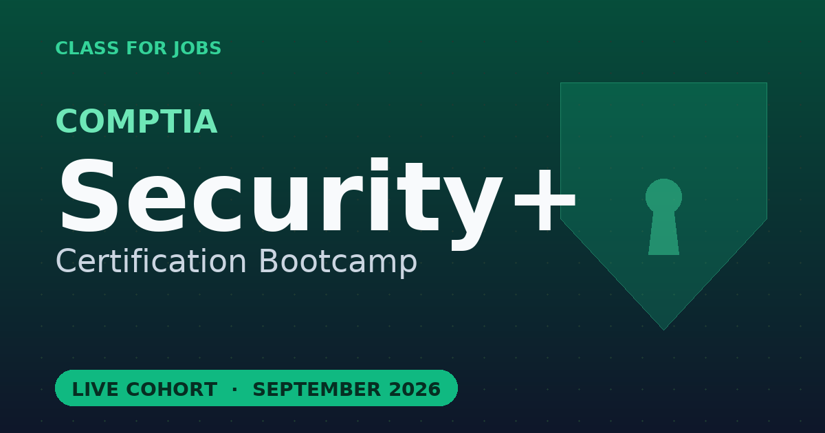CompTIA Security+ Certification Bootcamp