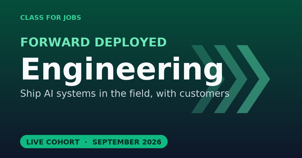 Forward Deployed Engineering